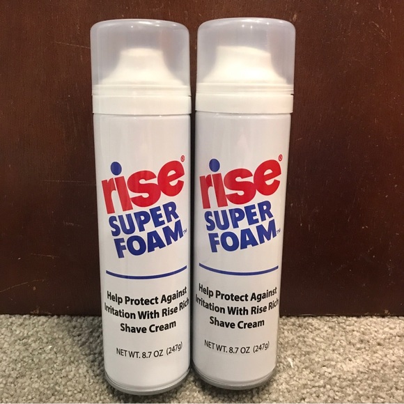 Rise Grooming X2 Rise Super Foam Shave Cream Shaving 87oz Each